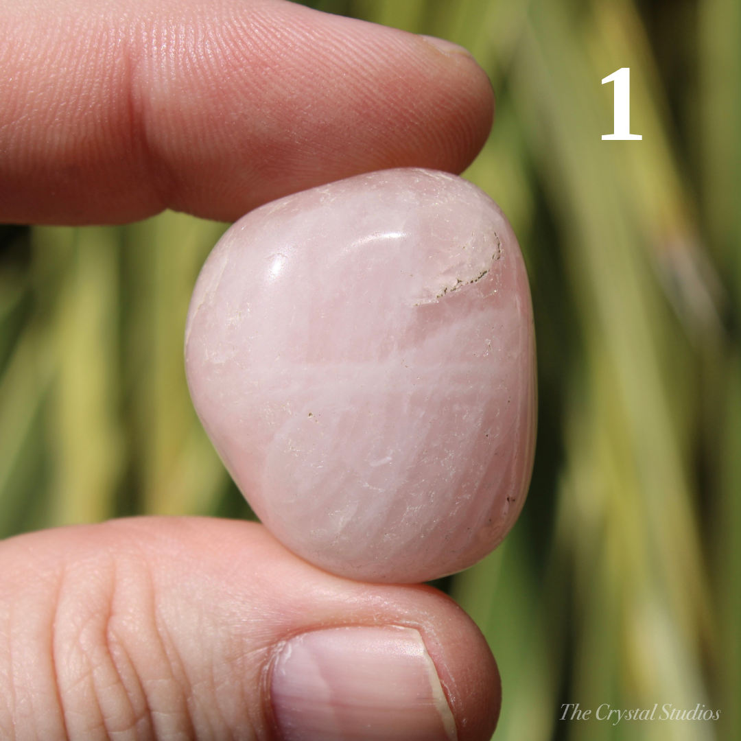 Rose Quartz B Grade Large Polished Crystal Tumblestone