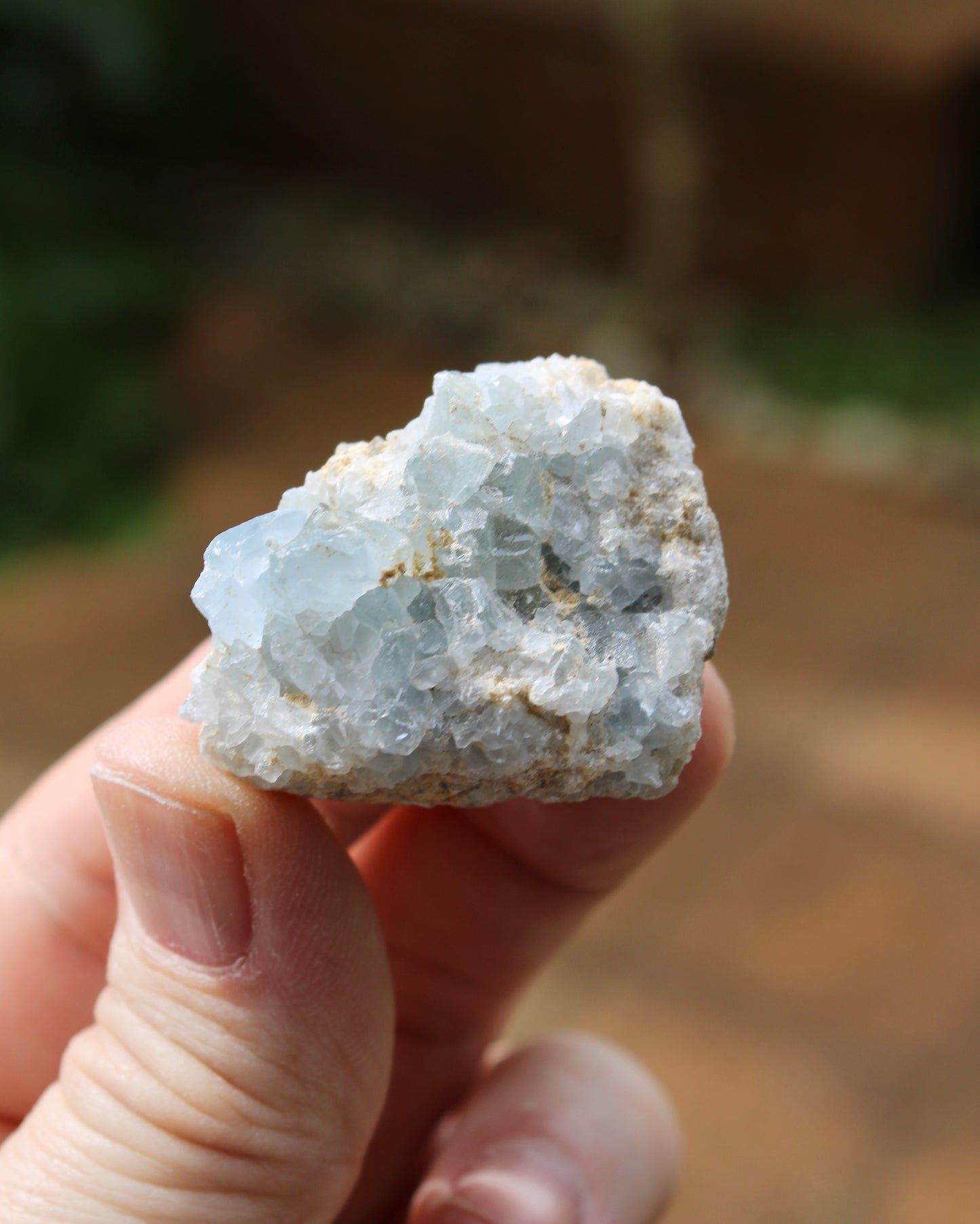 Celestite Natural Small Crystal Cluster