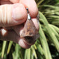 Rutilated Quartz Faceted Crystal Pendant