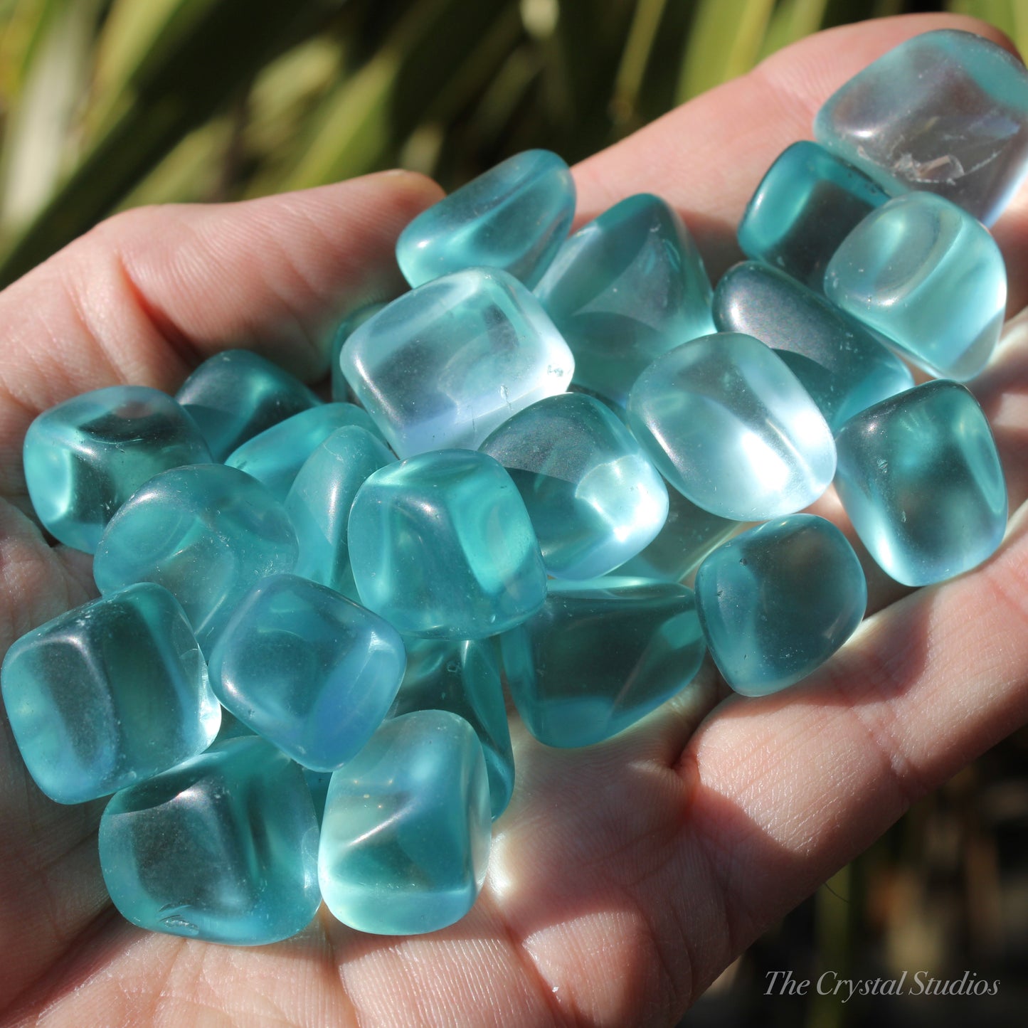 Blue Obsidian Polished Crystal Tumblestones