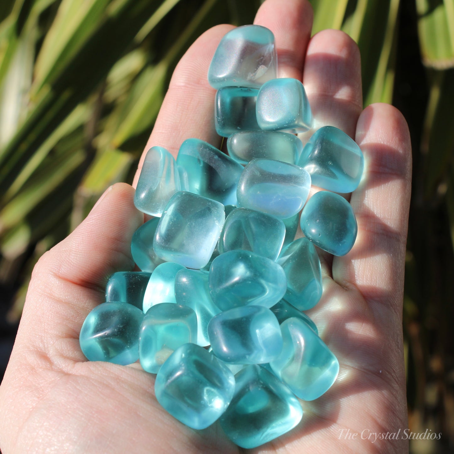 Blue Obsidian Polished Crystal Tumblestones